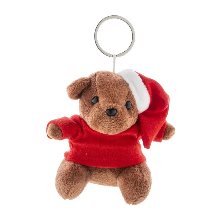Plush Christmas teddy bear keyring - AP800052 (ANDA#1XX)